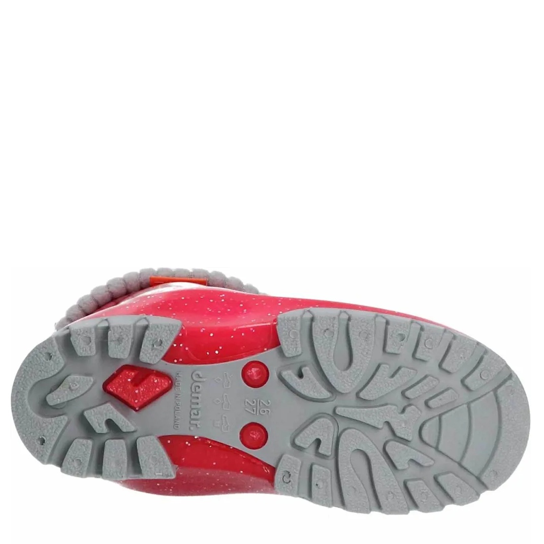 Dívčí zateplené holínky DEMAR Twister Lux G růžové